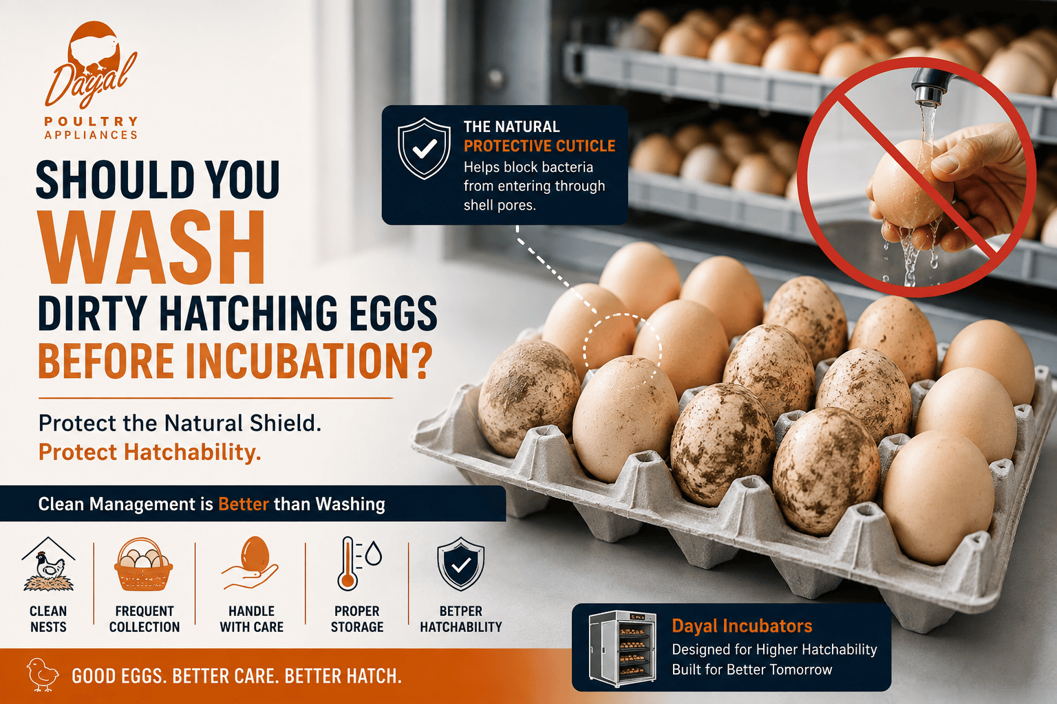 Should You Wash Dirty Hatching Eggs Before Incubation?
